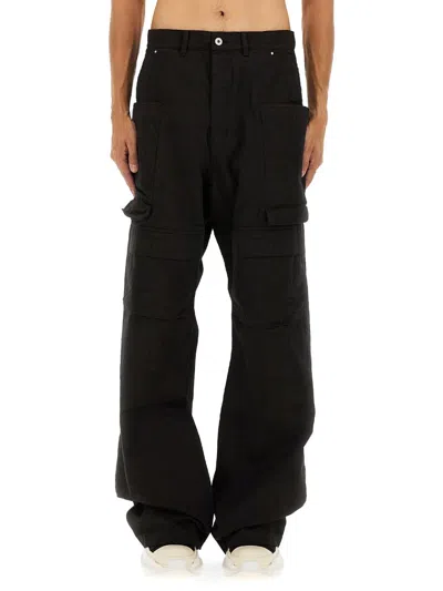 Rick Owens Drkshdw Cargo Pants "stefan" In Black