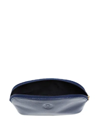 Pre-owned Cartier 1990-2000s Must De  Pouch In Blue