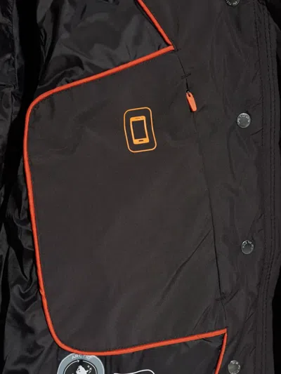 Save The Duck Hooded Quilted Jacket In Brown