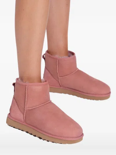 Ugg Snow Boots W Classic Mini Ii In Pink