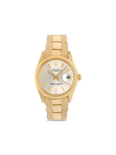 Pre-owned Rolex Oyster Perpetual 34mm In White