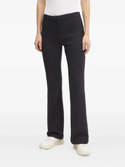 Marc O'polo Concealed-fastening Flared Trousers In Black