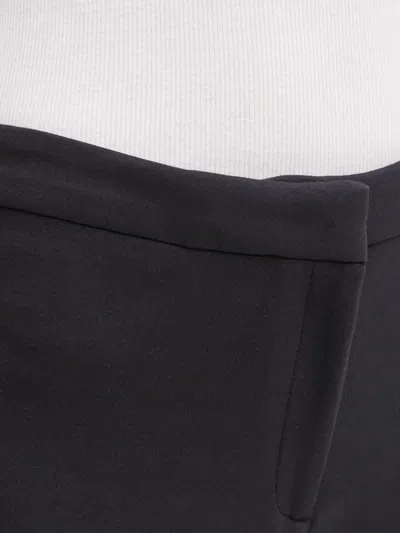 Marc O'polo Concealed-fastening Flared Trousers In Black