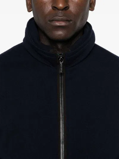 Moorer Beautiful Cashmere And Silk Bomber Jackets In Black
