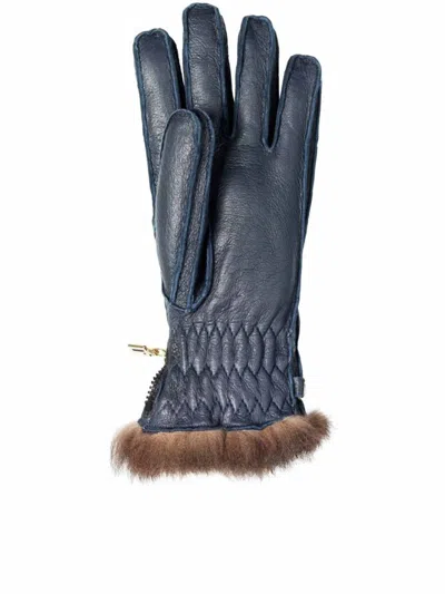 Restelli Peccary Opossuy Accessories In Blue