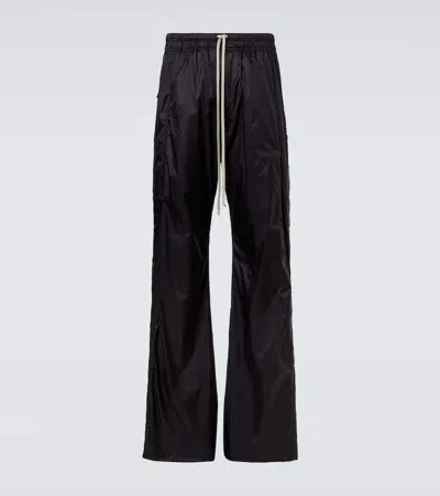 Rick Owens Drkshdw Pusher Wide-leg Pants In Black