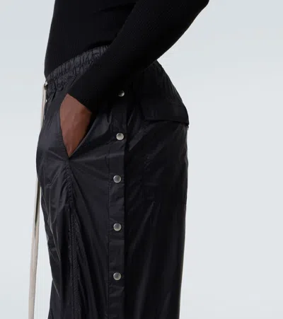 Rick Owens Drkshdw Pusher Wide-leg Pants In Black