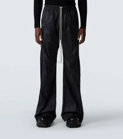 Rick Owens Drkshdw Pusher Wide-leg Pants In Black