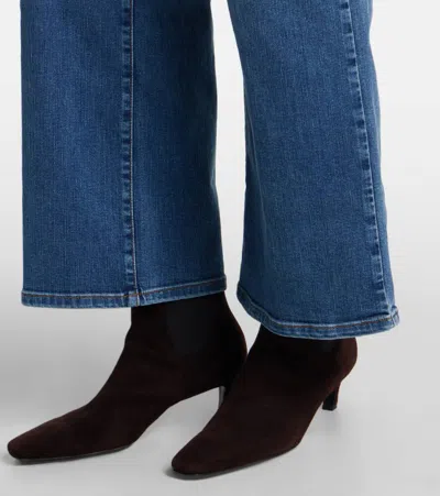 Frame Le Slim Palazzo Modernist Pocket Jeans In Iberia