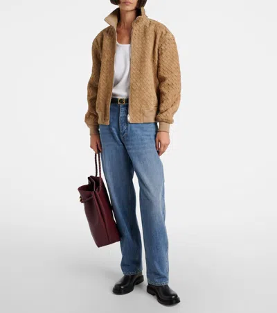 Bottega Veneta Women Black Ankle Boots With Metallic Detail On The Side And Applied Laces In Leather In Animal Print