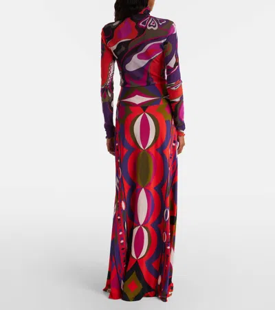 Pucci Midi And Maxi Skirt With Geometric Design In Multi