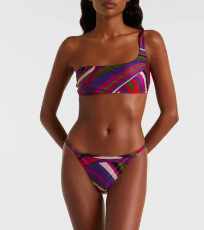 Pucci Iride Bikini Top In Multi