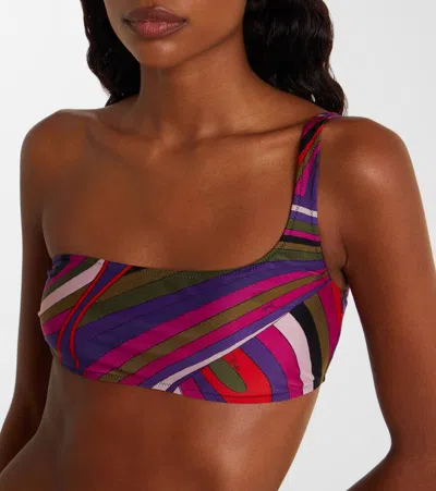 Pucci Iride Bikini Top In Multi