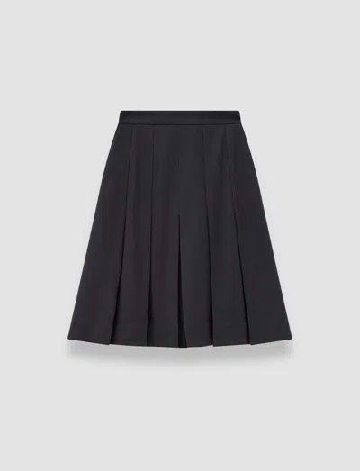 Joseph Yanis Flannel Wool Long Shorts In Black