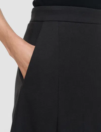 Joseph Yanis Flannel Wool Long Shorts In Black