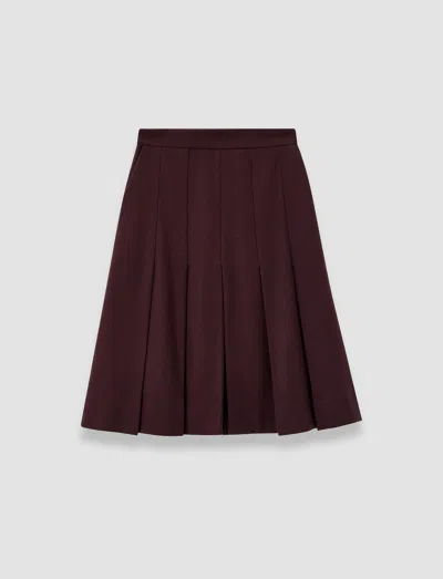 Joseph Yanis Flannel Wool Long Shorts In Brown