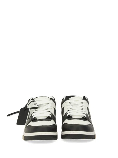 Off-white Color-block Low-top Sneakers With Bold Arrow Motifs In Black