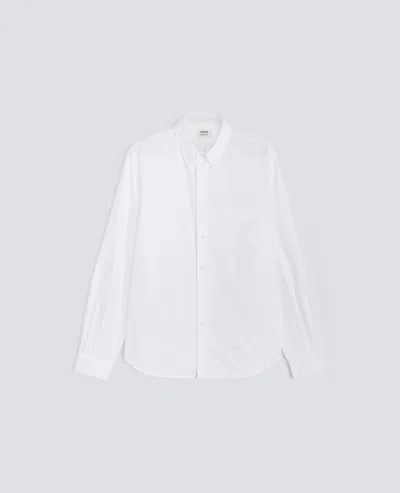 Aspesi Box Cut Cotton Poplin Shirt In White