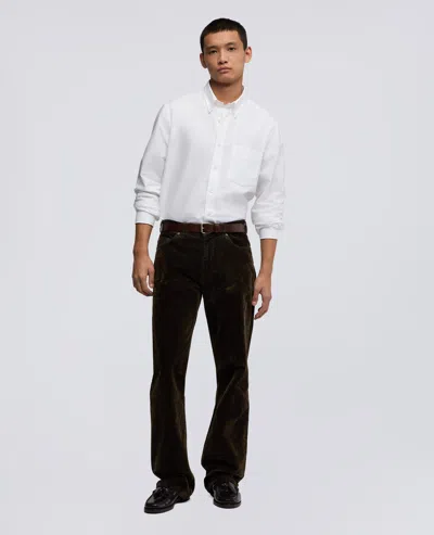 Aspesi Box Cut Cotton Poplin Shirt In White