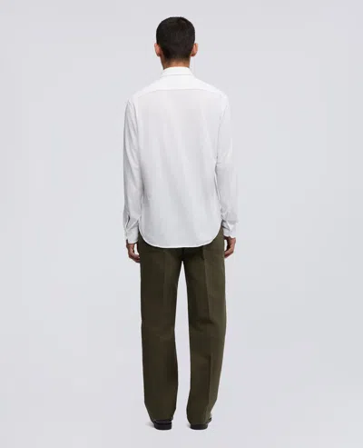 Aspesi Camicia In Jersey Vellutato - Bianco In White