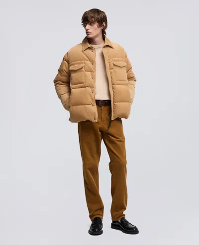 Aspesi Giubbotto Willis In Velluto A Coste - Cammello In Brown