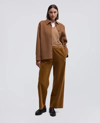 Aspesi Gilet In Lana Cashmere - Cammello In Brown