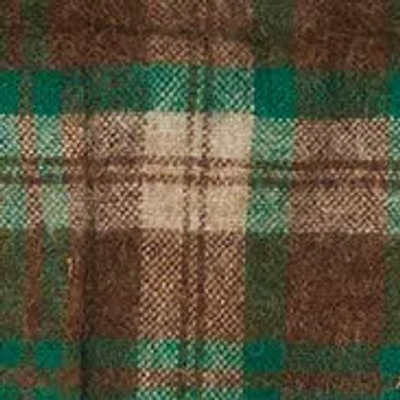 Aspesi Gilet In Lana Shetland - Check Verde