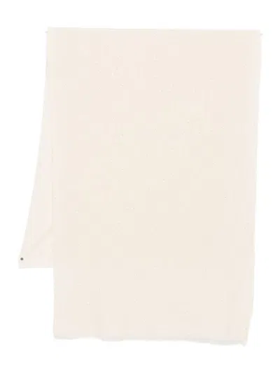 Peserico Sequin-embellished Scarf In Neutral