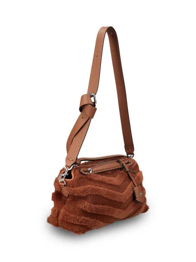 Fendi Medium By The Way Selleria Tote In Brown