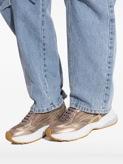 Emporio Armani Sneakers In Brown