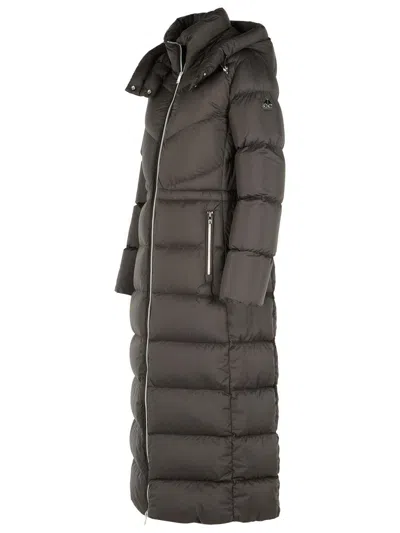 Moose Knuckles Detachable-hood Belle Coat In Gray
