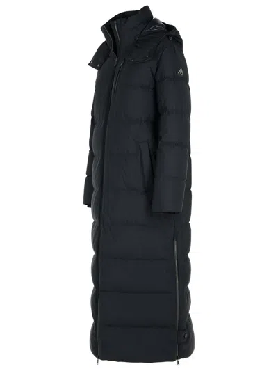 Moose Knuckles Chelia Parka Coat In Blue