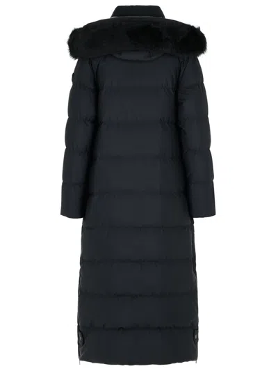 Moose Knuckles Chelia Parka Coat In Blue