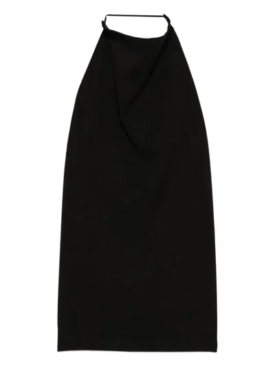 Federico Cina Backless Top Clothing In Black