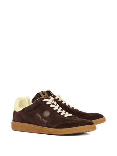 Isabel Marant Bryce Low-top Suede Sneakers Shoes In Brown