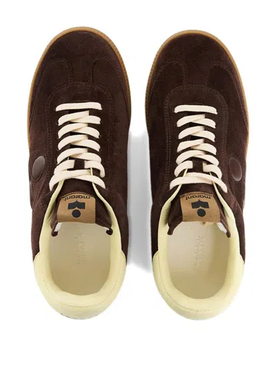 Isabel Marant Bryce Low-top Suede Sneakers Shoes In Brown