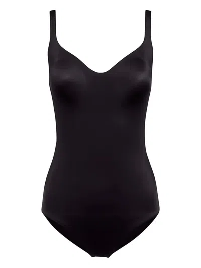 Wolford Mat De Luxe Underwire Shaping Bodysuit In Black