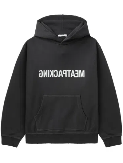 Helmut Lang Sweater Hoodie Kangaroo Pocket In Black