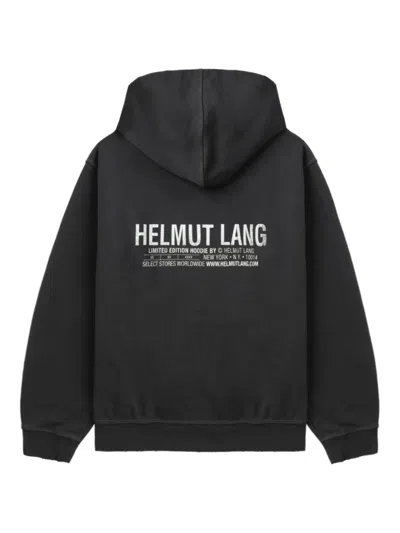 Helmut Lang Sweater Hoodie Kangaroo Pocket In Black