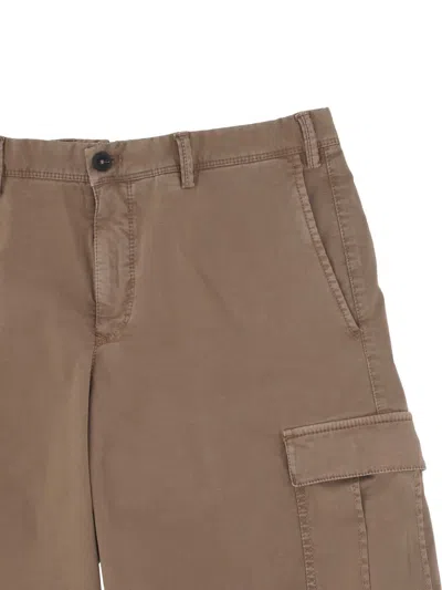 Pt Torino Cargo Shorts In Brown