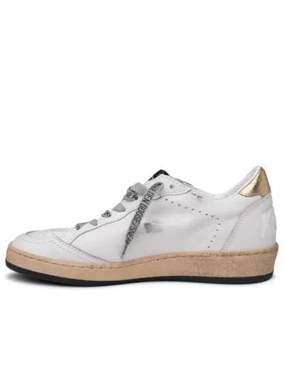 Golden Goose Deluxe Brand Women Ball Star Leather Sneakers With Logo On The Side In Multi