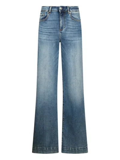 Liu •jo Liu Jo Better Flared Jeans In Blue