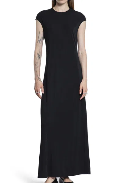 Totême Toteme Jersey Long Dress In Black