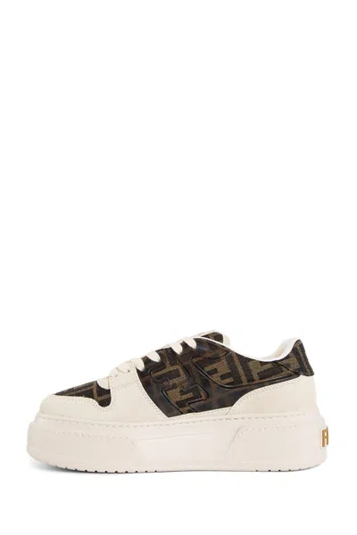 Fendi Women Sneakers In Brown
