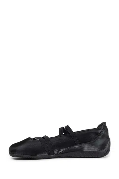 Puma Speedcat Satin Ballet Sneakers In Black
