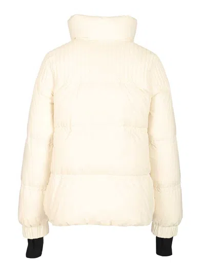 Moncler Anglin Padded Jacket With Logo-patch In Multi