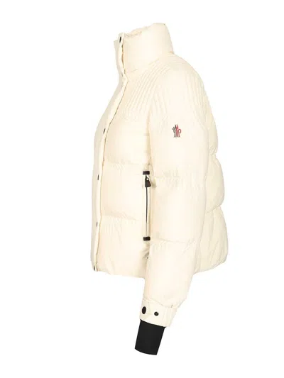 Moncler Anglin Padded Jacket With Logo-patch In Multi