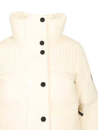 Moncler Anglin Padded Jacket With Logo-patch In Multi
