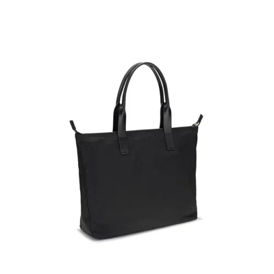 Dolce & Gabbana Logo-plaque Tote Bag In Black