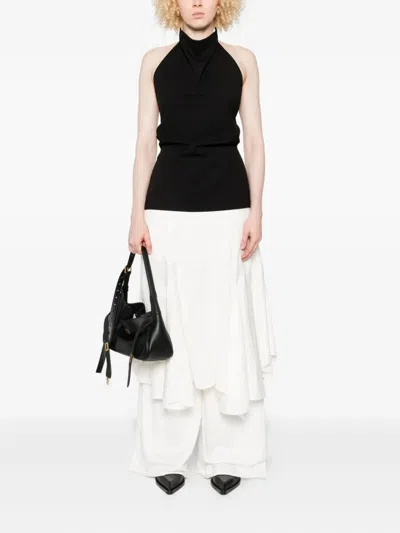 Federico Cina Backless Top Clothing In Black